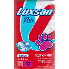 Luxsan Pets Подгузники Large 8-14 кг 12 шт