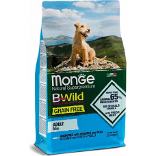 Monge BWild Dog Grain Free Mini Adult Anchovies, Potatoes, Peas