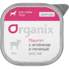 Organix Dog Premium Паштет с ягненком и печенью      