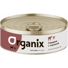 Organix Dog Говядина с черникой 