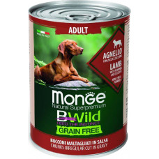 Monge BWild Dog Grain Free Adult Lamb, Pumpkin & Zucchini
