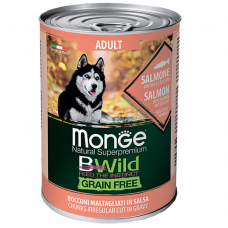 Monge BWild Dog Grain Free Adult Salmon, Pumpkin & Zucchini