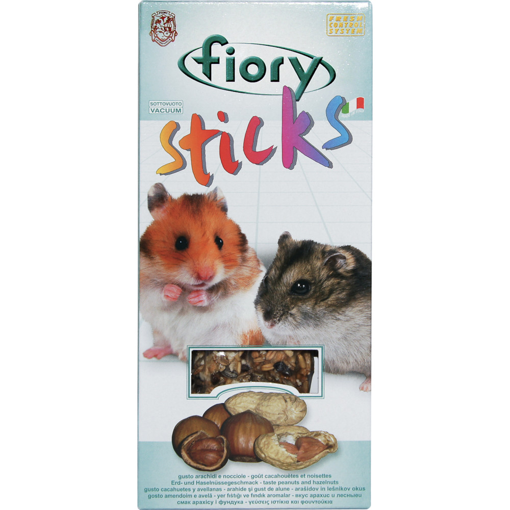 Fiory Sticks Палочки для хомяков с орехами 2х50 г