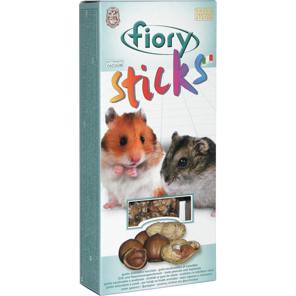 Fiory Sticks Палочки для хомяков с орехами 2х50 г