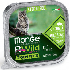 Monge BWild Cat Grain Free Sterilised Wild Boar & Vegetables