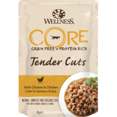 Wellness Core Cat Tender Cuts Grain Free Chicken & Chicken Liver   