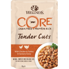 Wellness Core Cat Tender Cuts Grain Free Chicken & Turkey  