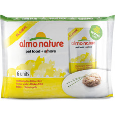 Almo Nature Adult Cat Classic Chicken Fillet ValuePack 6 x 55 г