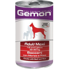 Gemon Dog Adult Maxi Chunks with Beef and Rice
